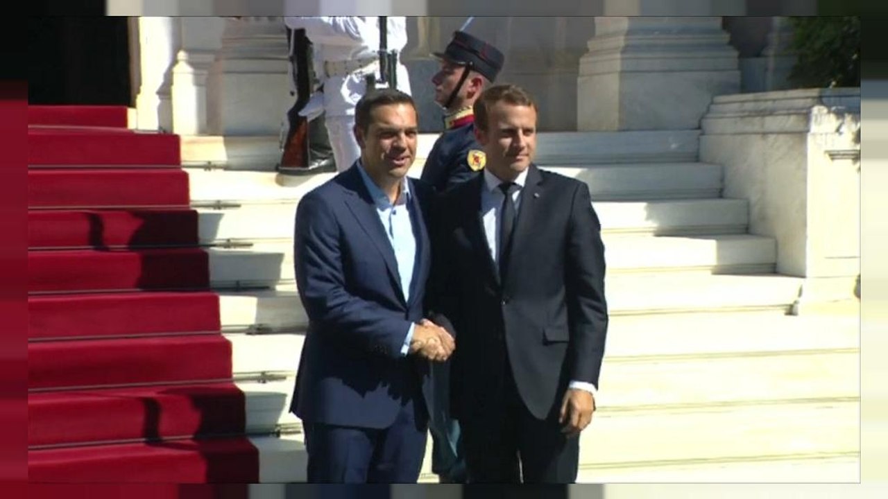 Macron en Atenas: "El papel del FMI no es intervenir en asuntos europeos"