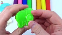 Les couleurs Créatif léléphant pour amusement amusement enfants Apprendre petit moules jouer étoiles scintillement Doh animal sta