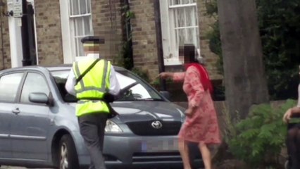 Parking Enforcement Officer Gets Instant Karma