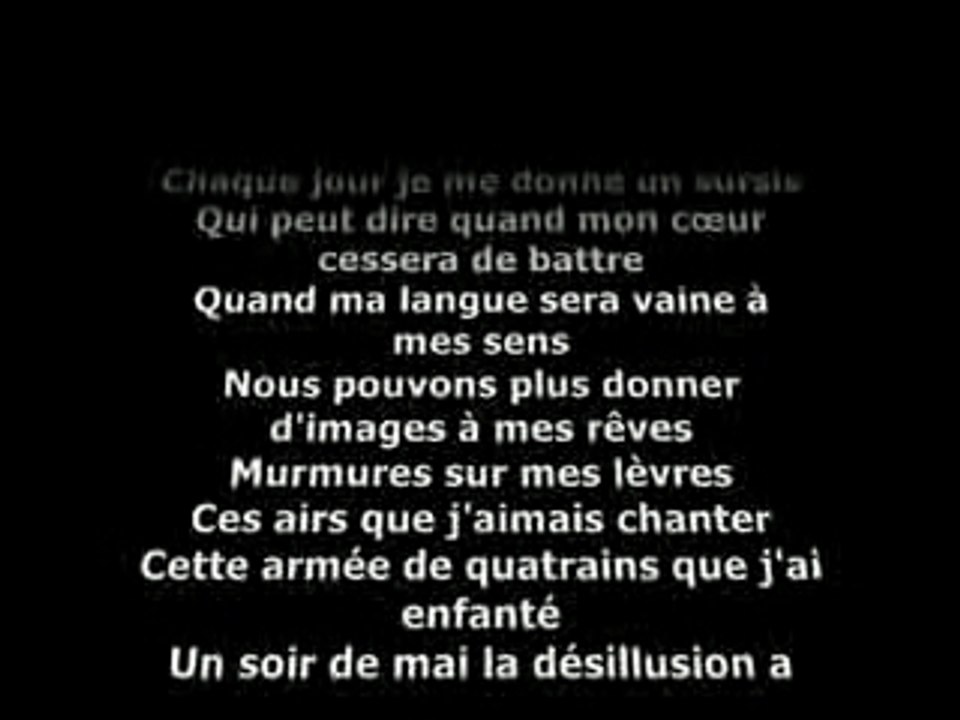 Iam ou va la vie avec parole