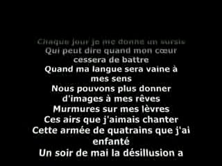 Iam ou va la vie avec parole