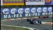 Gran Premio d'Italia 1990: Sorpasso di De Cesaris ad Alboreto con ostacolamento per Prost