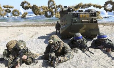 Ketegangan Meningkat, Marinir Korsel Gelar Latihan Perang