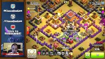 Y ataque clanes choque cerdo de estrella estrategia guerra magos Th8 goho clan 3 gohog golem