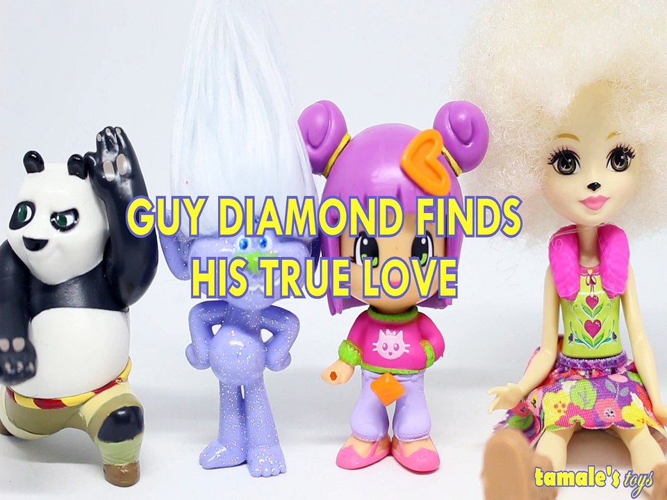 GUY DIAMOND ,FINDS, HIS ,TRUE LOVE ,PO, KUNG FU PANDA 3 ,PINYPON, LORNA LAMB ,Toys BABY Videos, TROLLS MOVIE , DRAGON W