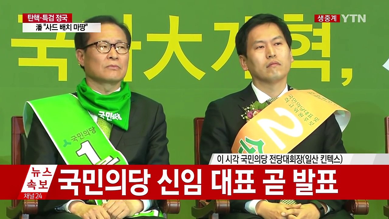 국민의당 전당대회 결과 발표 / YTN (Yes! Top News)