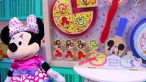 Melissa and Doug Mickey Mouse Wooden Pizza & Birthday Cake Set Play Time