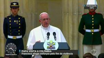 Papa Francisco elogia esforços da Colômbia pelo fim da violência