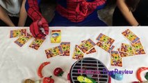 Spiderman Plays Disney PRINCESS Enchanted Cupcake Party Game Family Fun Kids Sofia Egg Sur