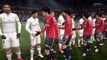 FIFA17 鹿島アントラーズvsレアル・マドリード Kashima Antlers vs Real Madrid クラブW杯決勝戦