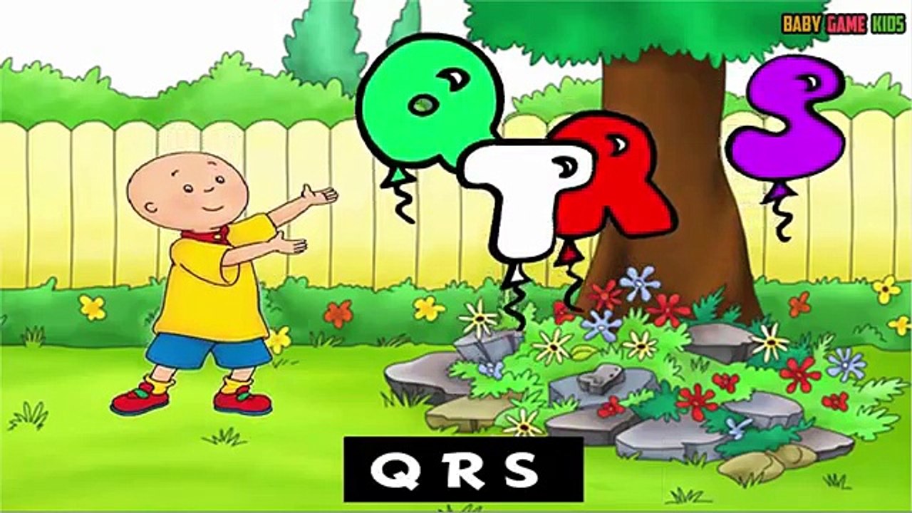 Un à Jardin denfants garderie pré préscolaire rimes école chansons Caillou abc |