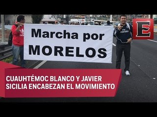 Marcha por Morelos sale de Topilejo rumbo a la CDMX