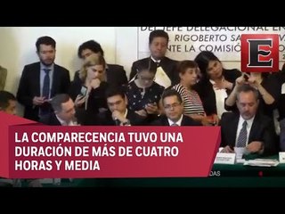 Comparece delegado de Tláhuac ante la ALCDMX