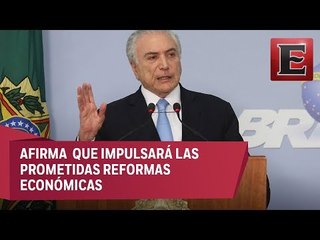 Michel Temer, presidente de Brasil, libra juicio por corrupción