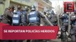 Fuerte enfrentamiento entre policías y mototaxistas en Xochimilco