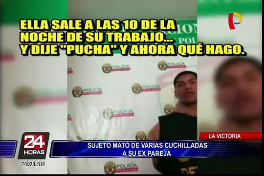 La Victoria: sujeto mató a cuchillazos a su ex pareja por verla con otro hombre