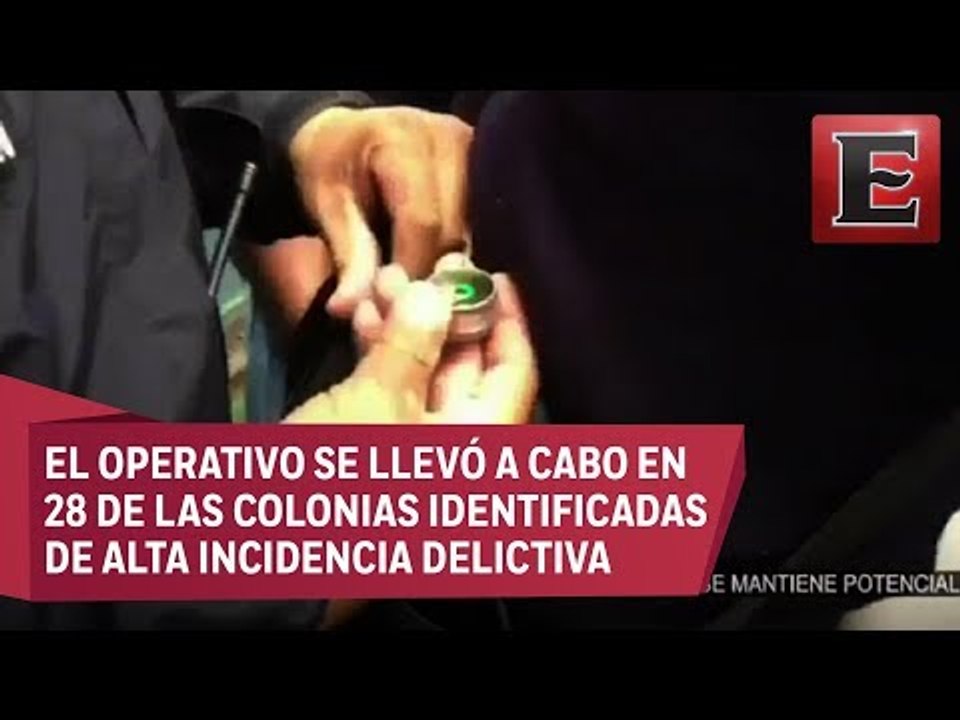 Caen 64 presuntos delincuentes en Chalco y Valle de Chalco por actos delictivos