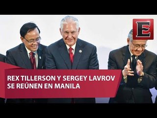 Rex Tillerson se reúne con ministro ruso del exterior