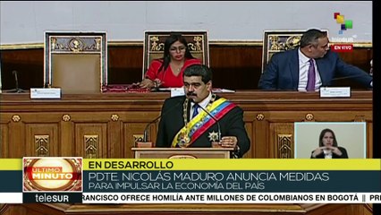 Maduro pide trabajar para restablecer los sistemas de pago bancario