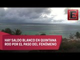 Tormenta tropical Franklin causa lluvias en la Península de Yucatán