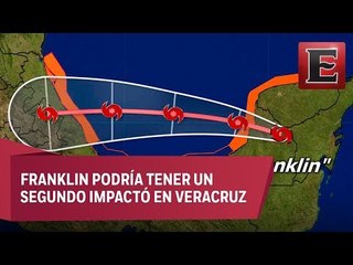 Tormenta Franklin se convertiría en huracán, pronostica Conagua