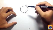 How to draw Mew & Mewtwo Pokemon GO? Step by step. ALL FOR KIDS CHANNEL