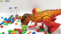 Giant Spider Attacks Bubble Gum Car Crocodile & Caterpillar Video with toys for children