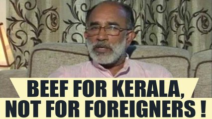 Union Minister KJ Alphons takes U-Turn, two faced opinion on beef | Oneindia News
