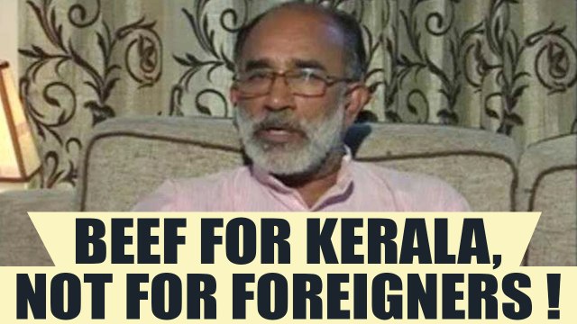 Union Minister KJ Alphons takes U-Turn, two faced opinion on beef | Oneindia News