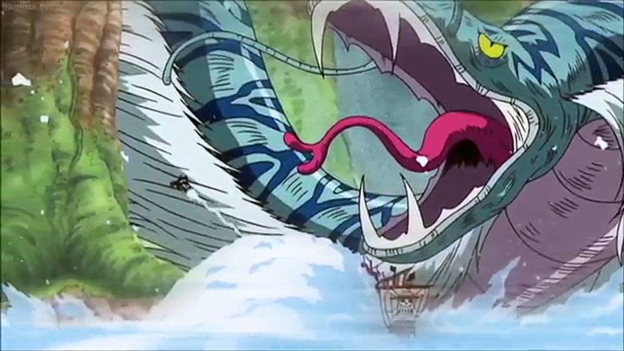 #692 Luffy Rampages inside the Snake - Zoro gets chased by the Snake