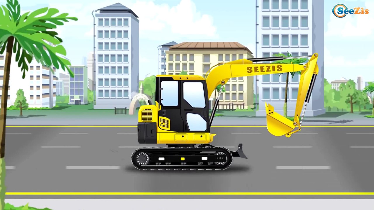 The Bulldozer and his Friends | Construction Trucks & Service Vehicles Cartoons for children