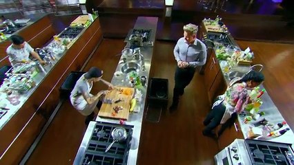 Dino Checks In And Compliments Gordon Ramsay On His Gym Body | Season 8 Ep. 16 | MASTERCHEF