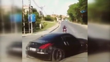 İstanbul'da Trafik Magandası Drift Yaptı: O Anlar Kamerada