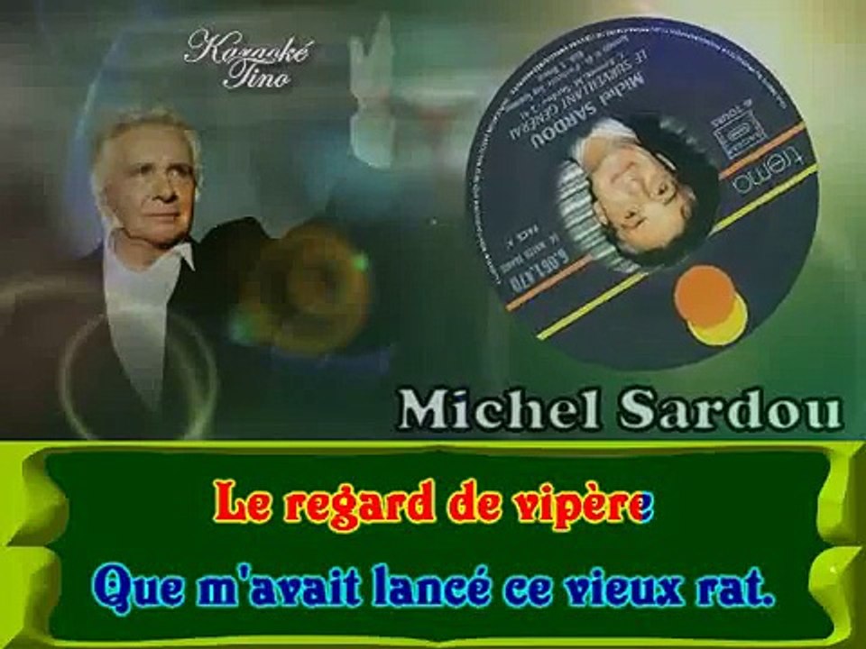 Michel Sardou - Le surveillant général KARAOKE / INSTRUMENTAL