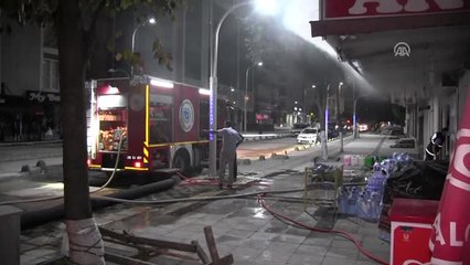 Tekirdağ'da İşyeri Yangını