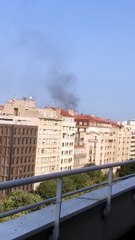 Feu à Marseille près de Castellane