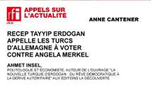 Recep Tayyip Erdogan appelle les Turcs d’Allemagne à voter contre Angela Merkel