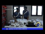 BARI | Sorpreso con 4 kg di droga e 2 giubbotti antiproiettile, arrestato