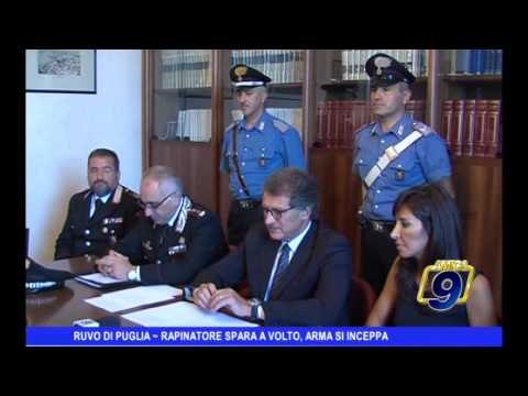 RUVO DI PUGLIA | Rapinatore spara a volto, arma si inceppa