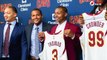 Cleveland cavaliers mum on isaiah thomas' hip injury during introductory news conference