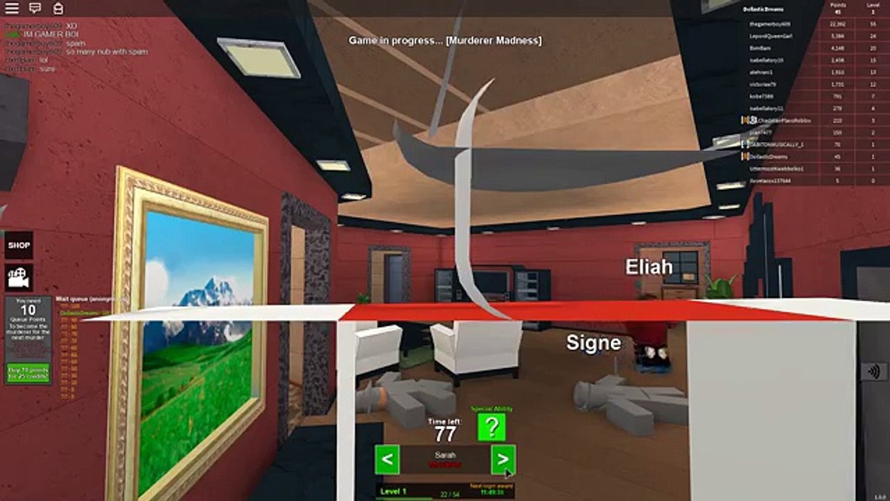 Defeat the Knife Spam Roblox The Mad Murderer with Gamer Chad DOLLASTIC PLAYS!