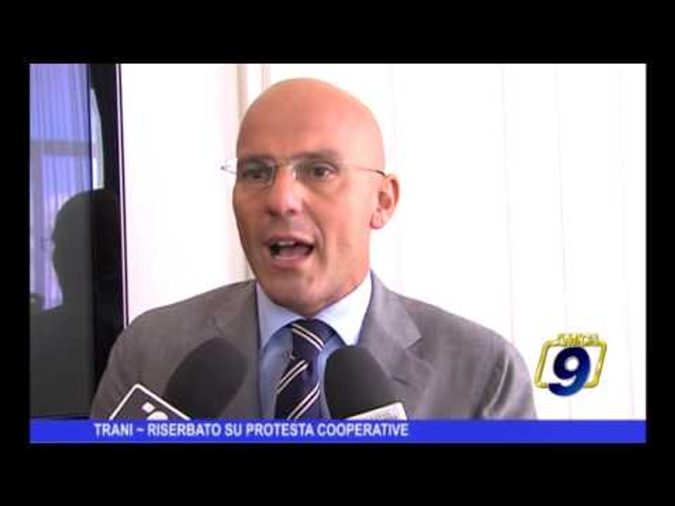 TRANI | Riserbato su protesta cooperative sociali