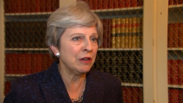 UK PM Theresa May defends response to Hurricane Irma