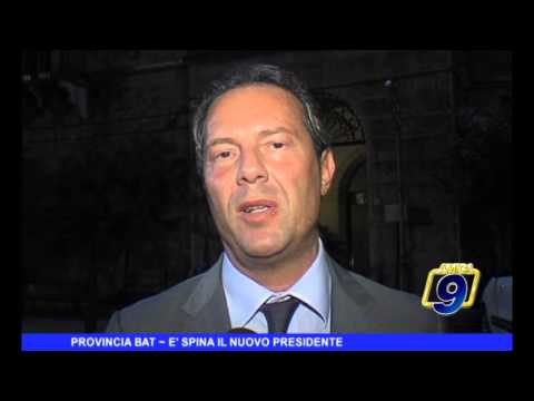 PROVINCIA BAT | Francesco Spina nuovo presidente