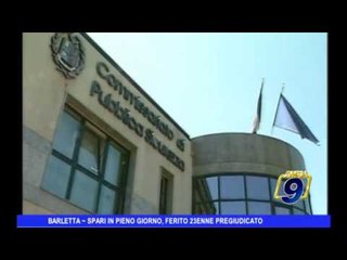 BARLETTA | Spari in pieno giorno, ferito 23enne