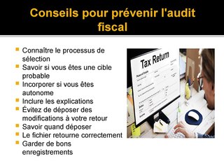 Christophe Mirgaux - Conseils importants pour éviter l'audit fiscal
