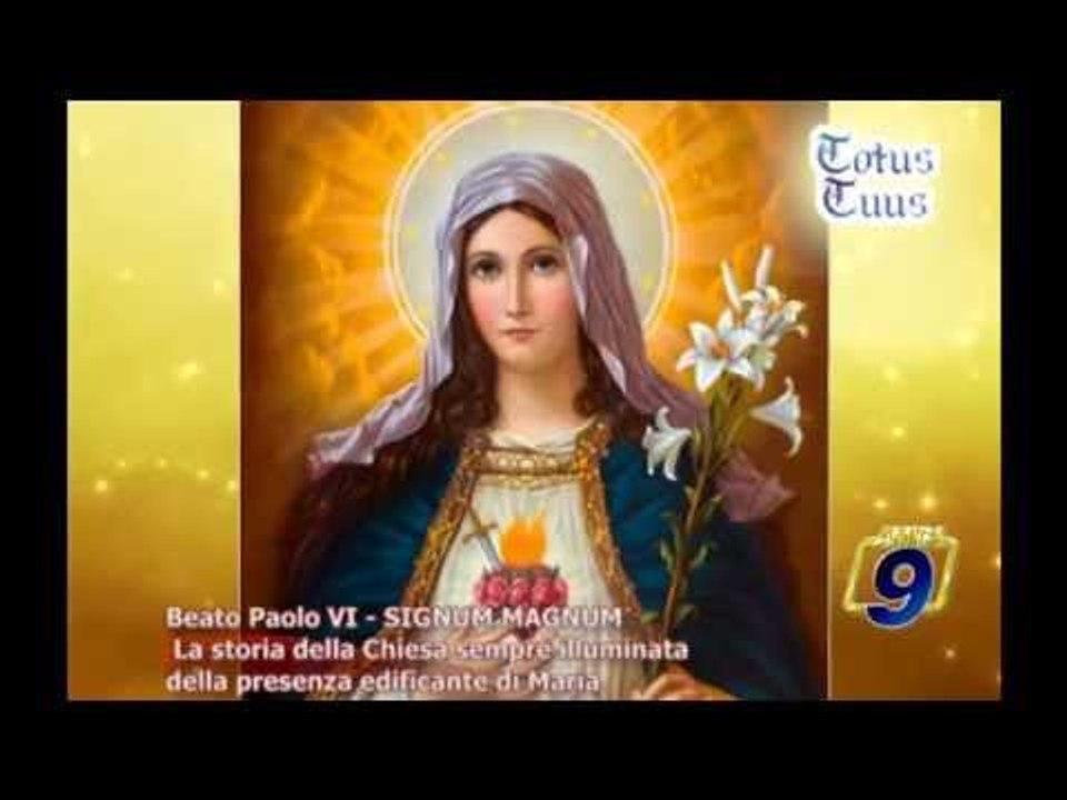 TOTUS TUUS | Beato Paolo VI. Signum Magnum. La storia della Chiesa sempre illuminata