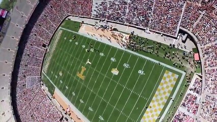 Navy SEALS Perform Insane Parachute Landing In Football Stadium