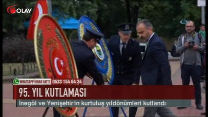 İnegöl ve Yenişehir'de kurtuluş kutlaması (Haber 07 09 2017)