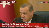 Erdoğan'dan ABD'ye Zafer Çağlayan tepkisi: Çok pis kokular geliyor